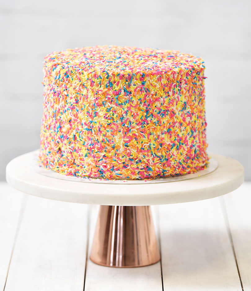 Rainbow Sprinkles Cake - The Velvet Cake Co | Freshly Baked