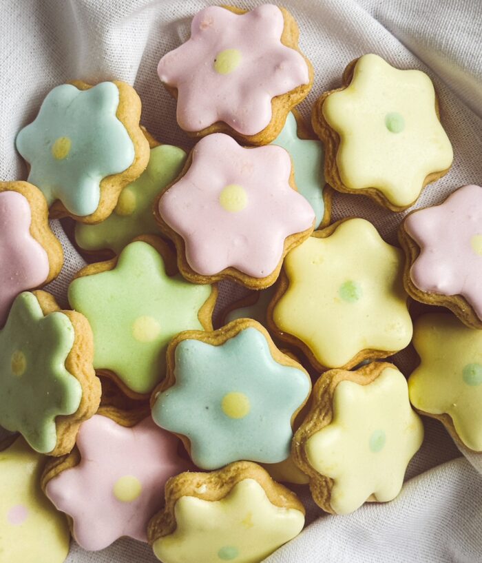 Pastel Blossoms - Iced Cookies