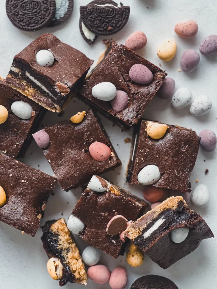 Cadbury Mini Egg Brookies | Brownie Cookies (6 pieces)