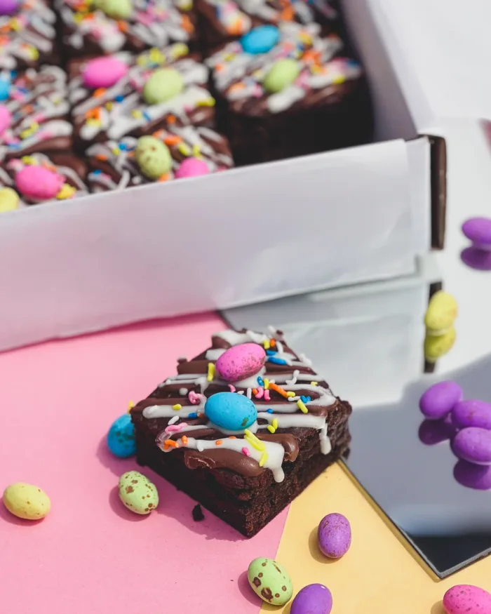 Speckled Egg Chocolate Brownies (6 Pieces)